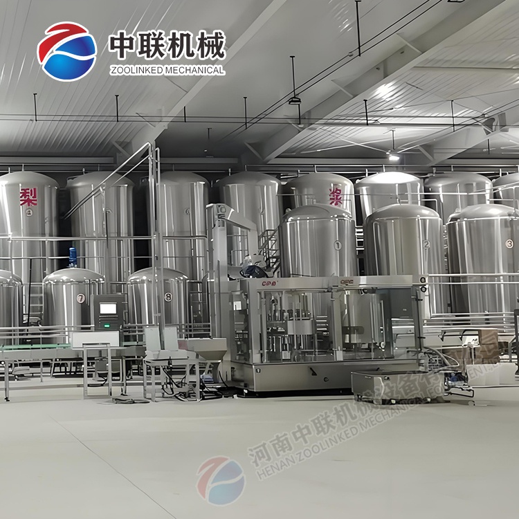 整套藍莓果醋飲料生產(chǎn)線設(shè)備